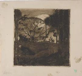 Le Soir (Abend) oder La Glaneuse (Die Ährenleserin) 1893