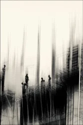 Abstrakte Bauarbeiter
