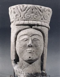 Kopf einer armenischen Königin, 11. oder 12. Jahrhundert