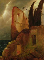 Ruine am Meer