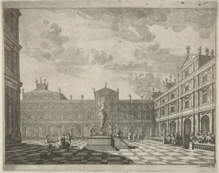 Innenraum einer Synagoge