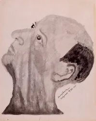 Arnold Schönberg Selbstporträt - Hollywood 1923