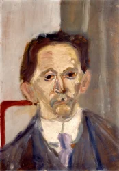 ZEMLINSKY, Alexander von - Porträt von Arnold Schoenberg, österreichischer Komponist und Dirigent