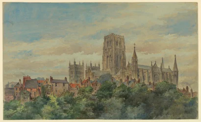 Ansicht der Kathedrale von Durham, 1883