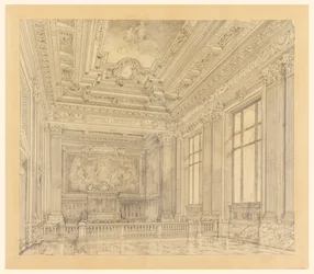 Ansicht des Gerichtssaals, Bundesgebäude, Cleveland, OH