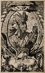Porträt von Atahualpa, König von Peru