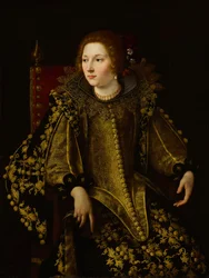 Porträt einer sitzenden Dame (Signora Caterina Savelli?)