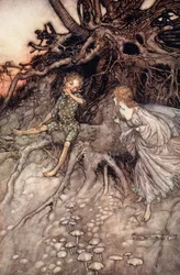 Ich bin der fröhliche Wanderer der Nacht, Illustration aus 