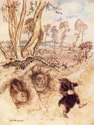 Illustration für Der Wind in den Weiden von Kenneth Grahame