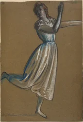 Tanzende Frau