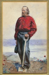 Giuseppe Garibaldi auf der Insel Capri