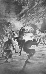 Haitianisches Voodoo-Ritual