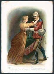 Wieder zu Hause - Weihnachtsgrußkarte