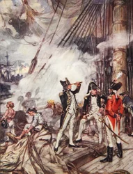 Admirals All, Illustration aus Drakes Drum and Other Songs of the Sea von Henry Newbolt, veröffentlicht 1905