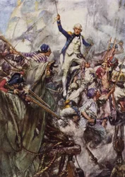Nelson entert die San Josef in der Schlacht vor Kap St. Vincent