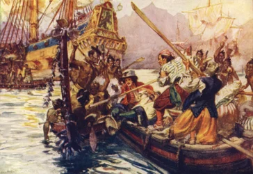 Der Kampf in der Massacre Bay
