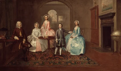 John Thomlinson und seine Familie