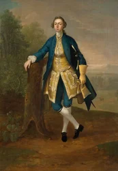 Porträt eines Mannes in Blau, 1785