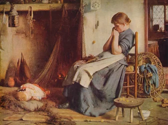 Die Frau des Fischers, 1885, ca. 1940
