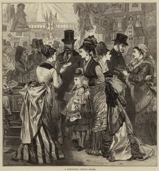 Ein modischer Wohltätigkeitsbasar