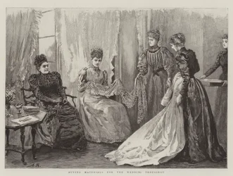 Materialien für die Hochzeitsaussteuer kaufen