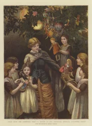 Früchte vom Weihnachtsbaum, eine Skizze im Findelhaus, Guildford Street