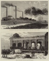 Die Explosion der Raketenfabrik im Woolwich Arsenal
