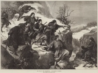 Der Krieg in der Herzegowina, Aufständische im Hinterhalt