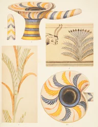 (Detail) der Töpferdekorationen von Knossos