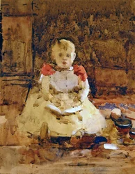 Ein Junge beim Lesen