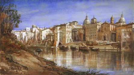 Die Ufer des Tiber