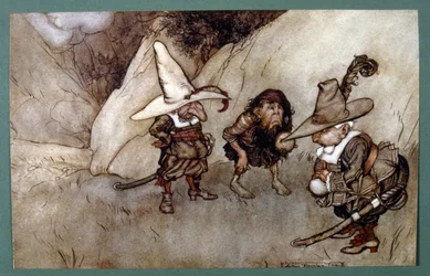 Eine Kurzgeschichte des amerikanischen Autors Washington (Illustration)