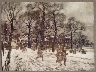 Ein Nachmittag, als die Gärten weiß vom Schnee waren (aus Peter Pan in Kensington Gardens von J. M. Barrie)