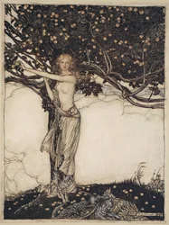 Freia, die Schöne, Illustration aus 