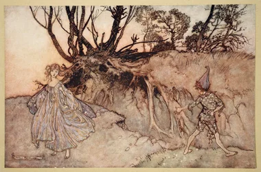 Wie jetzt Geist! Wohin wanderst du, Illustration aus 