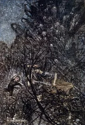 Illustration für Ein Sommernachtstraum von William Shakespeare