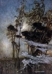 Illustration von Arthur Rackham für Ein Sommernachtstraum von William Shakespeare
