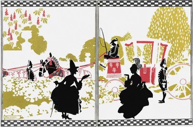 Illustration für das Märchen Aschenputtel