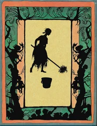 Illustration für das Märchen Aschenputtel