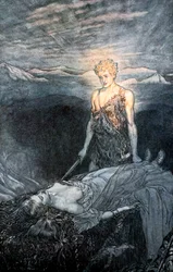 Illustration aus Siegfried und der Götterdämmerung, 1924
