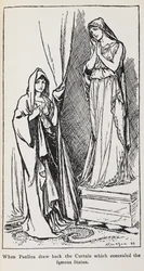 Illustration von Paulina aus Das Wintermärchen