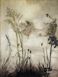 Die Feen sind exquisite Tänzerinnen, Illustration in Peter Pan in Kensington Gardens von J.M. Barrie (1860-1937) 1906