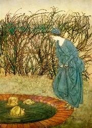 Die drei Köpfe des Brunnens, aus „English Fairy Tales Retold by F.A. Steel“, 1927