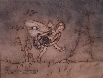 Der Elfenbegleiter von Bottom, Illustration zu 