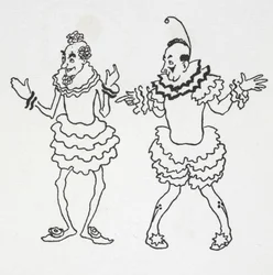 Zwei Clowns