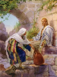 Die Frau von Samaria am Brunnen