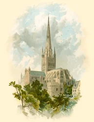 Kathedrale von Norwich, Südostansicht
