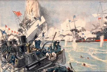Schlacht von Tsushima, Russisch-Japanischer Krieg - Russisch-Japanischer Krieg: Seeschlacht von Tsushima, "Das kleine Journal" 11/6/1905