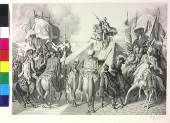 Krönung von Ferdinand I. von Österreich zum König von Ungarn in Bratislava am 28. September 1830