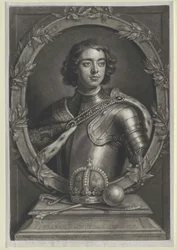 Kaiser von Russland Peter I der Große